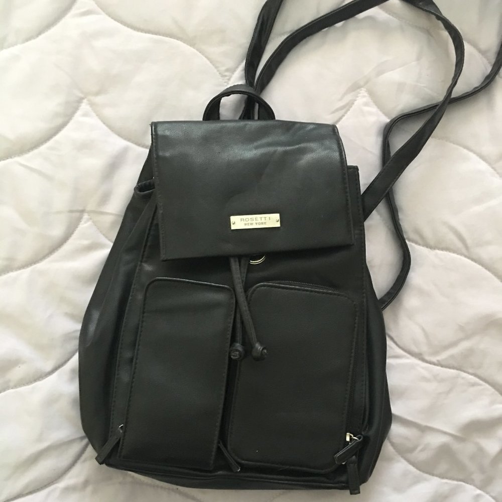Rosetti New York Black Backpack Purse